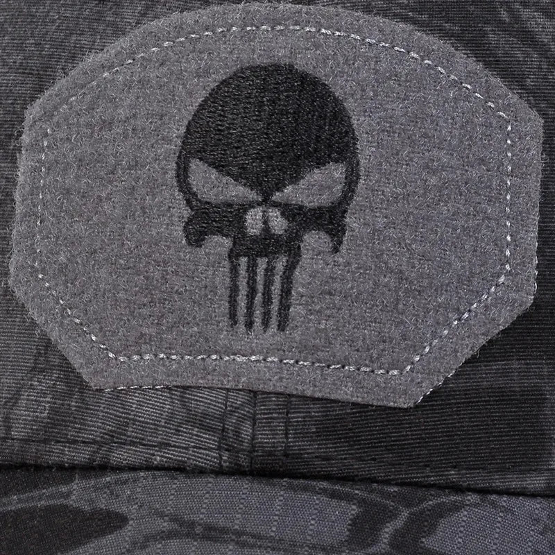 2025 NEW Skull Embroidered Top with Patch Breathable Baseball Caps Spring and Autumn Outdoor Adjustable Casual Hat Sunscreen Hat Beauty World Shop