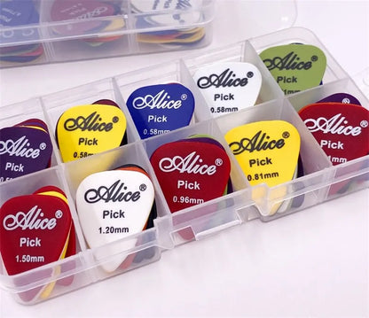 Multicolor Guitar Picks 24 Pieces ABS Premium Plastic Guitar Picks for Acoustic Electric Guitars Bass Or Ukulele Beauty World Shop