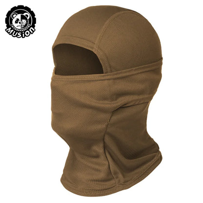 MusionTactical Balaclava Full Face Mask Quick-dryHiking Cycling Camping Hunting AirsoftHood Cap Bike Head Cover Summer Men Women Beauty World Shop