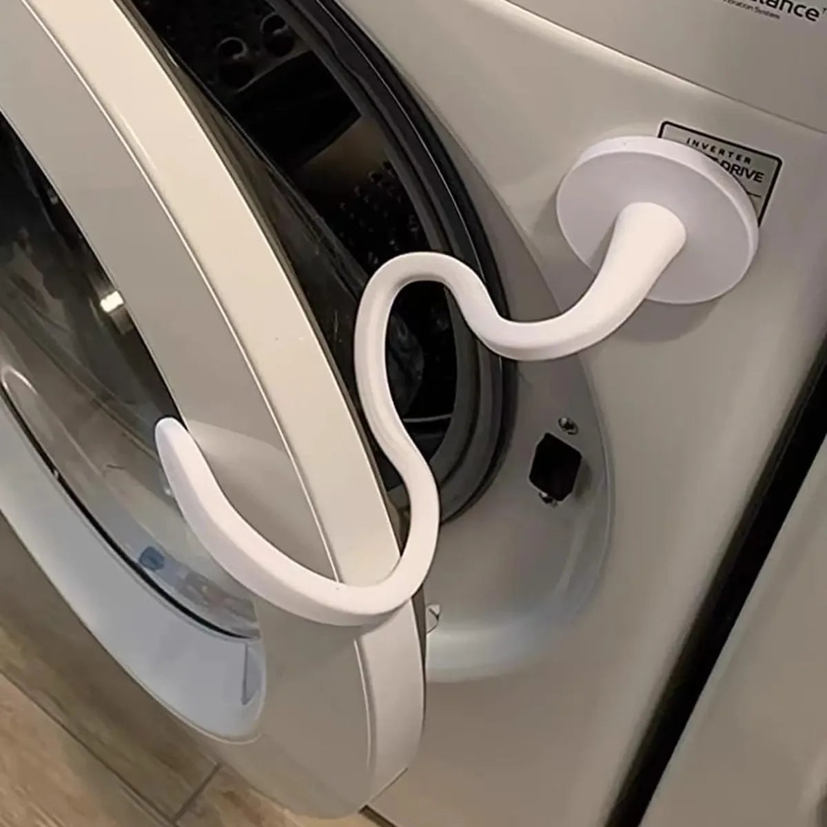 HOMEFISH Flexible Silicone Washer & Dryer Door Prop Easy-to-Use Bendable Sturdy Stopper for Odor-Free Appliances Beauty World Shop