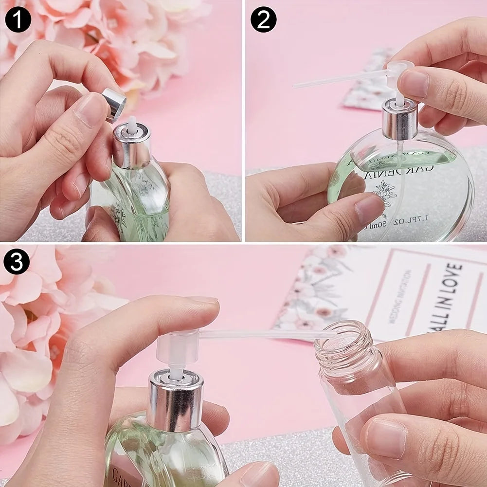 12-piece perfume dispenser set - 2 syringes, 2 pipettes, 2 perfume separators, 2 converters, 2 funnels, 2 spring-loaded pipettes Beauty World Shop