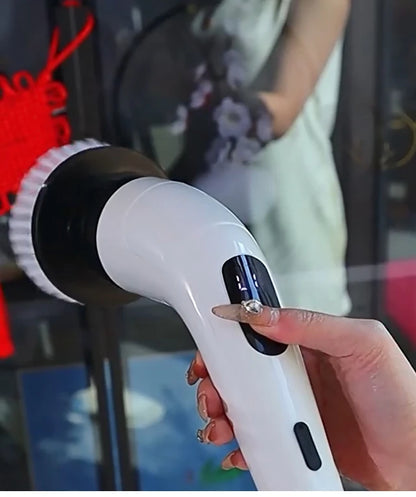 Household Cordless Multipurpose Spin Scrubber Kitchen Gadgets Hair Brushes Bathroom Broom Toilet Mops Electric Cleaning Brush