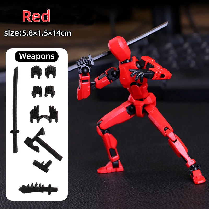 Multi-Jointed Movable Shapeshift Robot 3D Printed Mannequin Dummy 13 Action Figures Toys Kids Adults Parent-children Games gifts Beauty World Shop