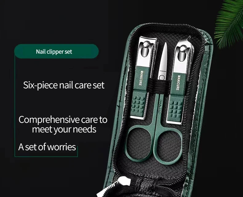 Nail Scissors Set Household High End Mens And Womens Special Nail Clippers Manicure Beauty Tools 6 Piece Portable Household Beauty World Shop