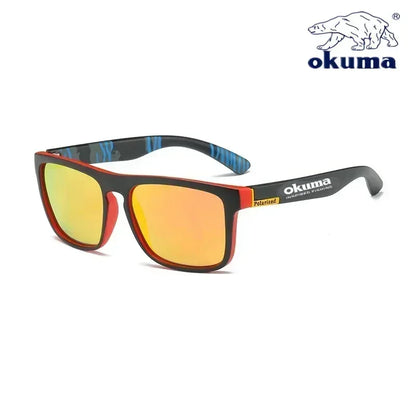 Okuma Polarized Sunglasses UV400 for Men and Women Outdoor Hunting, Fishing, Driving Bicycles, Sunglasses Optional Box Beauty World Shop