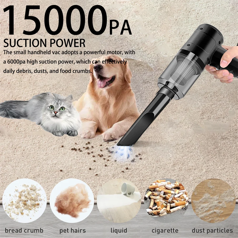 Portable Small Vacuum Cleaner For Multi Purpose Vehicles Small Household Pump Handheld Car Vacuum Cleaner Beauty World Shop