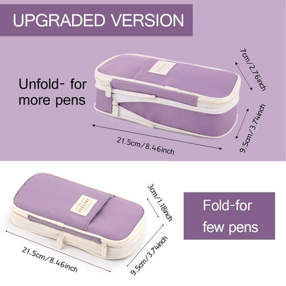Kawaii Pencil Cases Large Capacity Pencil Bag Pouch Holder Box for Girls Office Students Organizer School Stationery Supplies Beauty World Shop