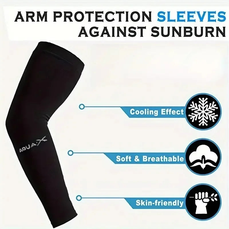 3 Pair of Breathable Sun Protection Sleeves - Breathable & UV Protective Gear for Sports, Driving, & Outdoor Adventures Beauty World Shop
