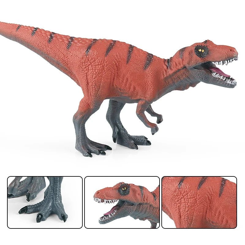 Oenux Dinosaurs World Brinquedo Savage Jurassic Indominus Rex Spinosaurus Triceratops Action Figures Collection Toy Kids Gift Beauty World Shop