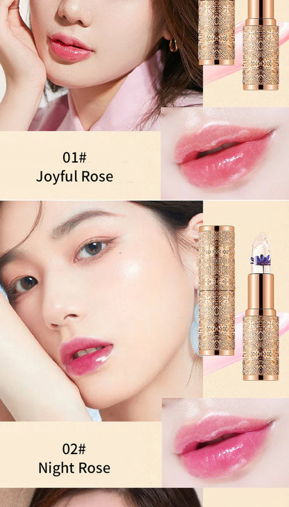 Crystal Color-changing Petal Lipstick for Women Moisturizes long-lasting and non-sticky cup lip balm Beauty Trend Shop