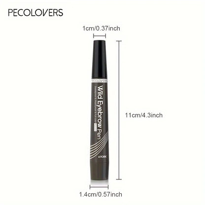 6 Colors 1pc Eyebrow Pen Waterproof 4 Split Tip Eyebrows Pen Eyebrow Tattoo Pen Waterproof Liquid Black Eyebrow Makeup Pencil Beauty Fashion