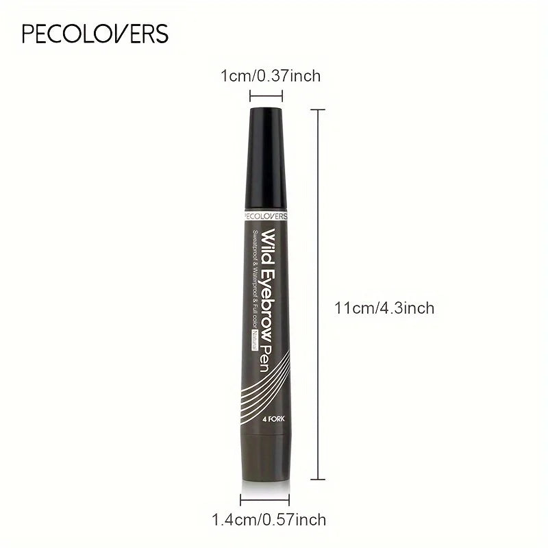 6 Colors 1pc Eyebrow Pen Waterproof 4 Split Tip Eyebrows Pen Eyebrow Tattoo Pen Waterproof Liquid Black Eyebrow Makeup Pencil Beauty World Shop