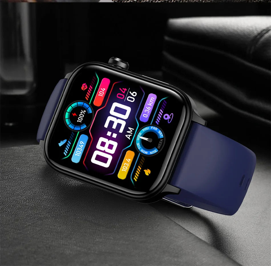 2025 New 24-Hour Health Monitoring Smart Watch Men Uric Acid Blood Lipids Heart Rate Bluetooth Call Smartwatch Women Beauty World Shop