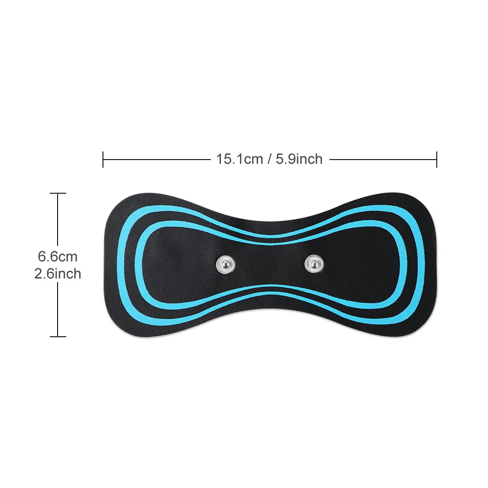 Mini Portable EMS Neck Massager Electric Neck Stretcher For  Cervical Muscle Pain Relief And Shoulder Relaxation Massage Patch Beauty World Shop