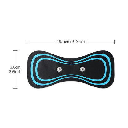 Mini Portable EMS Neck Massager Electric Neck Stretcher For  Cervical Muscle Pain Relief And Shoulder Relaxation Massage Patch Beauty World Shop