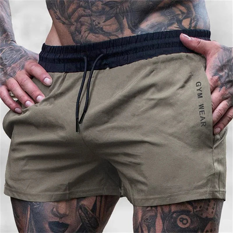 2024 Summer Gym Fitness Men's Shorts Sweatpants Thin Fashion Men Marathon Running Shorts Sports Breathable Training Pants Beauty World Shop