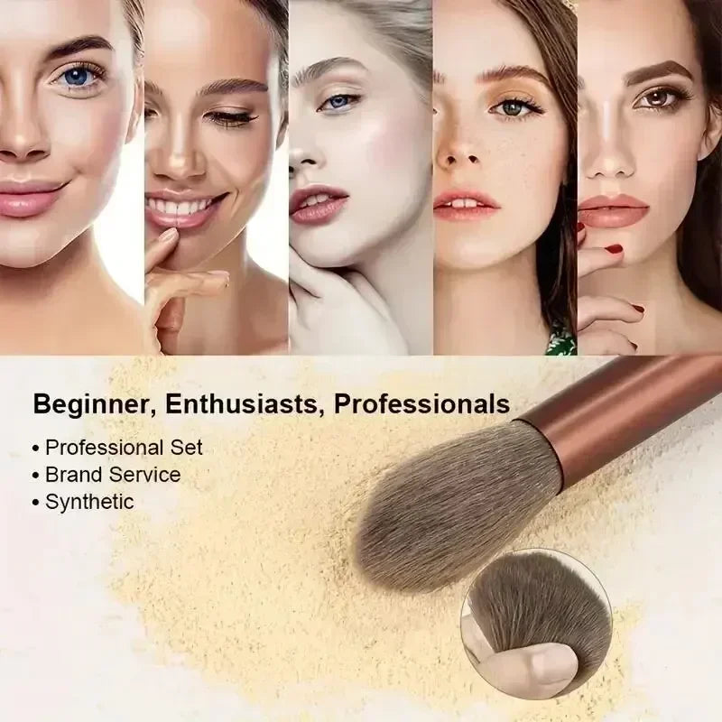 Makeup Brush Set Soft Fluffy Professiona Cosmetic Foundation Powder Eyeshadow Kabuki Blending Make Up Brush Beauty Tool Makeup Beauty Fashion