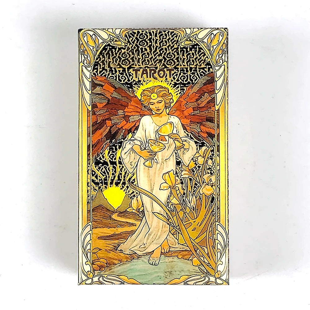 Tarot Card A 78 Cards Deck Classic Occult Divination Cards Game For Beginners,Ideal for Divination, Meditation & Gift Beauty World Shop