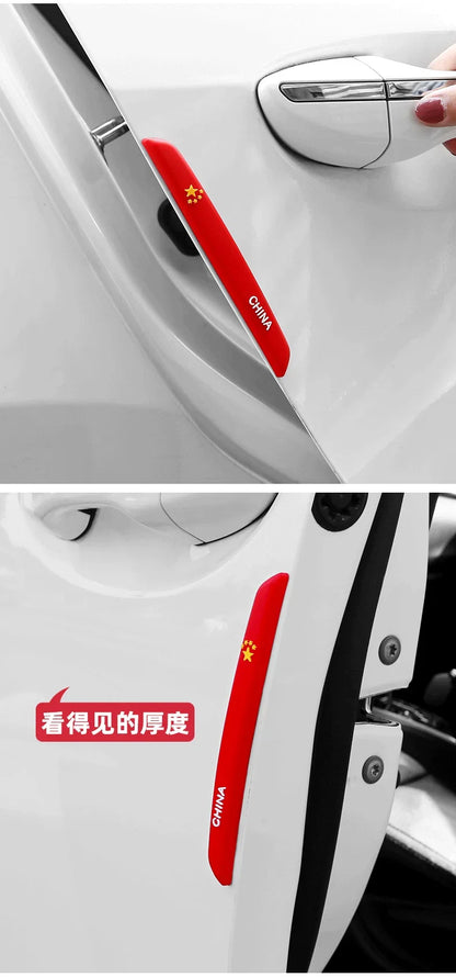 6Pcs Car Door Edge Guards for Audi BMW Mercedes Auto Buffer Trim Molding Scratch Protector Crash Bar Beauty World Shop
