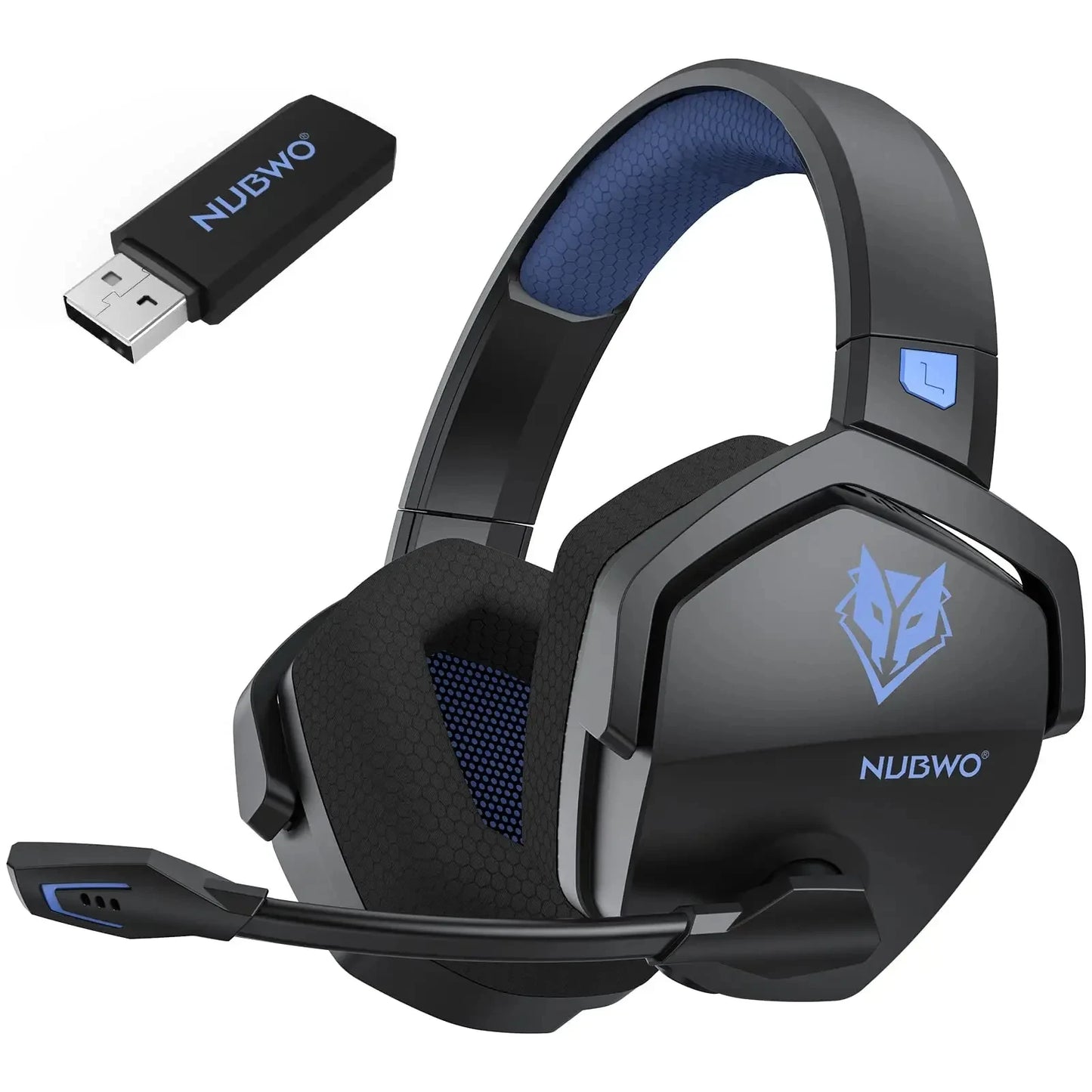 NUBWO G06 2.4G Dual Wireless Gaming Headset 5ms Low Latency 7.1 Surround ENC Mic For PC PS4 PS5 Gaming Bluetooth Headphones Beauty Fashion