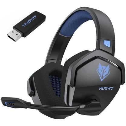 NUBWO G06 2.4G Dual Wireless Gaming Headset 5ms Low Latency 7.1 Surround ENC Mic For PC PS4 PS5 Gaming Bluetooth Headphones Beauty Fashion