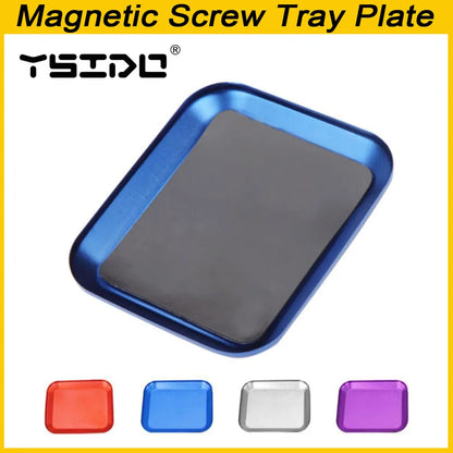 RC Repair Tool Aluminium Alloy Magnetic Screw Tray Plate For Airplane Car Boat Crawler Axial SCX10 D90 D110 Model Repair Tool Co Beauty Fashion