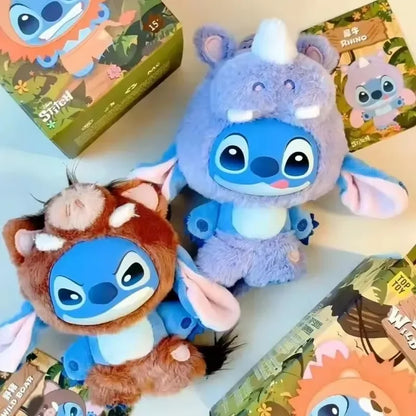 IN STOCK Stitch Animal Series Blind Box Bag Pendant Cute Plush Doll Mystery Box Toy Surprise Christmas Gift for Kids Girlfriend Beauty World Shop