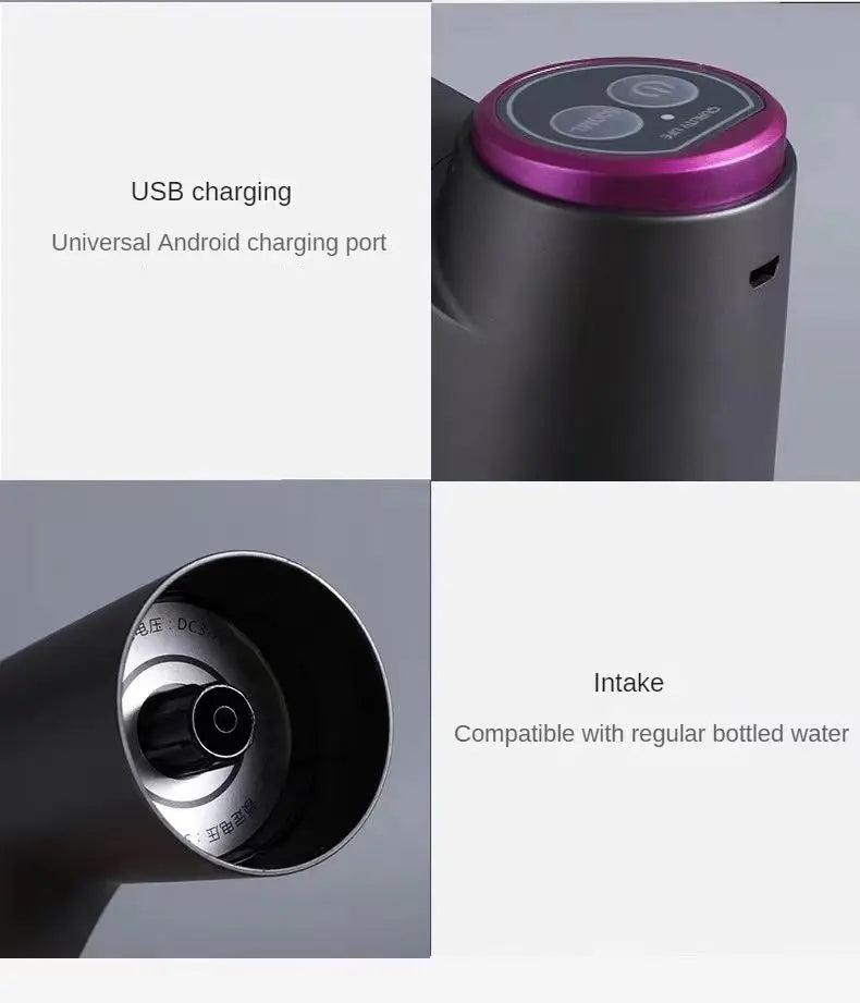 Portable 5-Gallon Water Dispenser With USB Charging-Automatic Electric Pump Suitable For Home Office And Outdoor Use Beauty World Shop