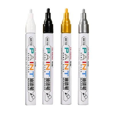 8 Colors Car Scratch Repair Paint Pen Quick Dry Touch Up Paint Repair Pen Waterproof Wheel Tyre Marker Auto Paint Marker Pens Beauty World Shop