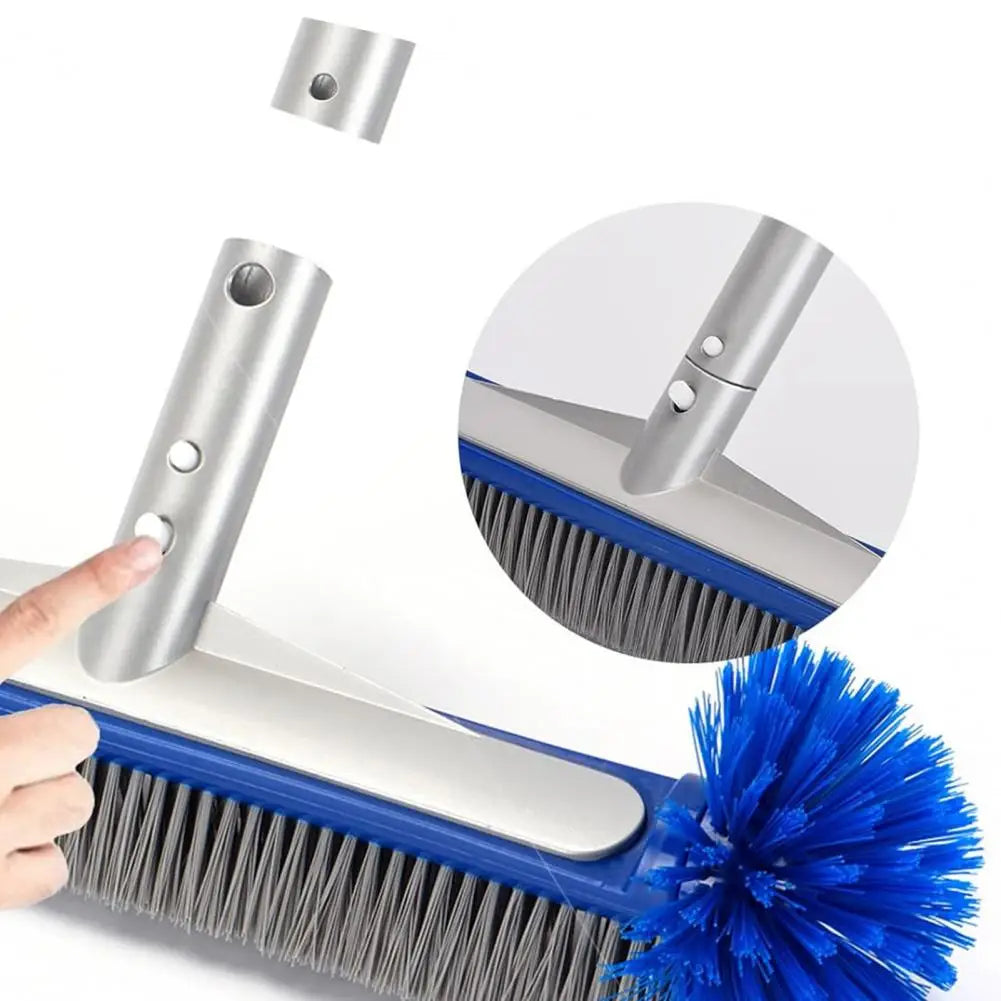 Swimming Pool Brush Head With Corner Cleaning Brush Semi-spherical Bristles Easy To Install Pool Tile Scrubber Brush Beauty World Shop