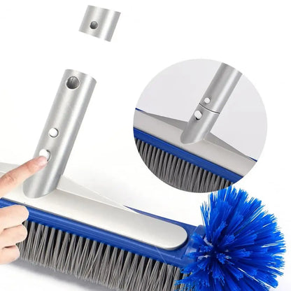 Swimming Pool Brush Head With Corner Cleaning Brush Semi-spherical Bristles Easy To Install Pool Tile Scrubber Brush Beauty World Shop