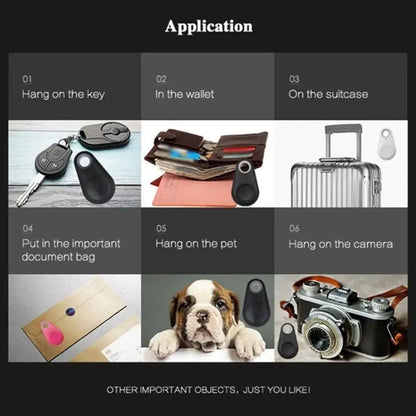 1-5pcs Wireless Mini GPS Tracker Anti-lost Alarm Key Child Bag Wallet Finder Bluetooth APP Locator Smart Tag For Ios And Android Beauty World Shop