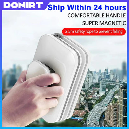 NEW Magnetic Window Cleaner Double-sided Window Cleaning Brush Glass Wiper Cleaning Tools Outside Window Cleaner For High Rise Beauty World Shop