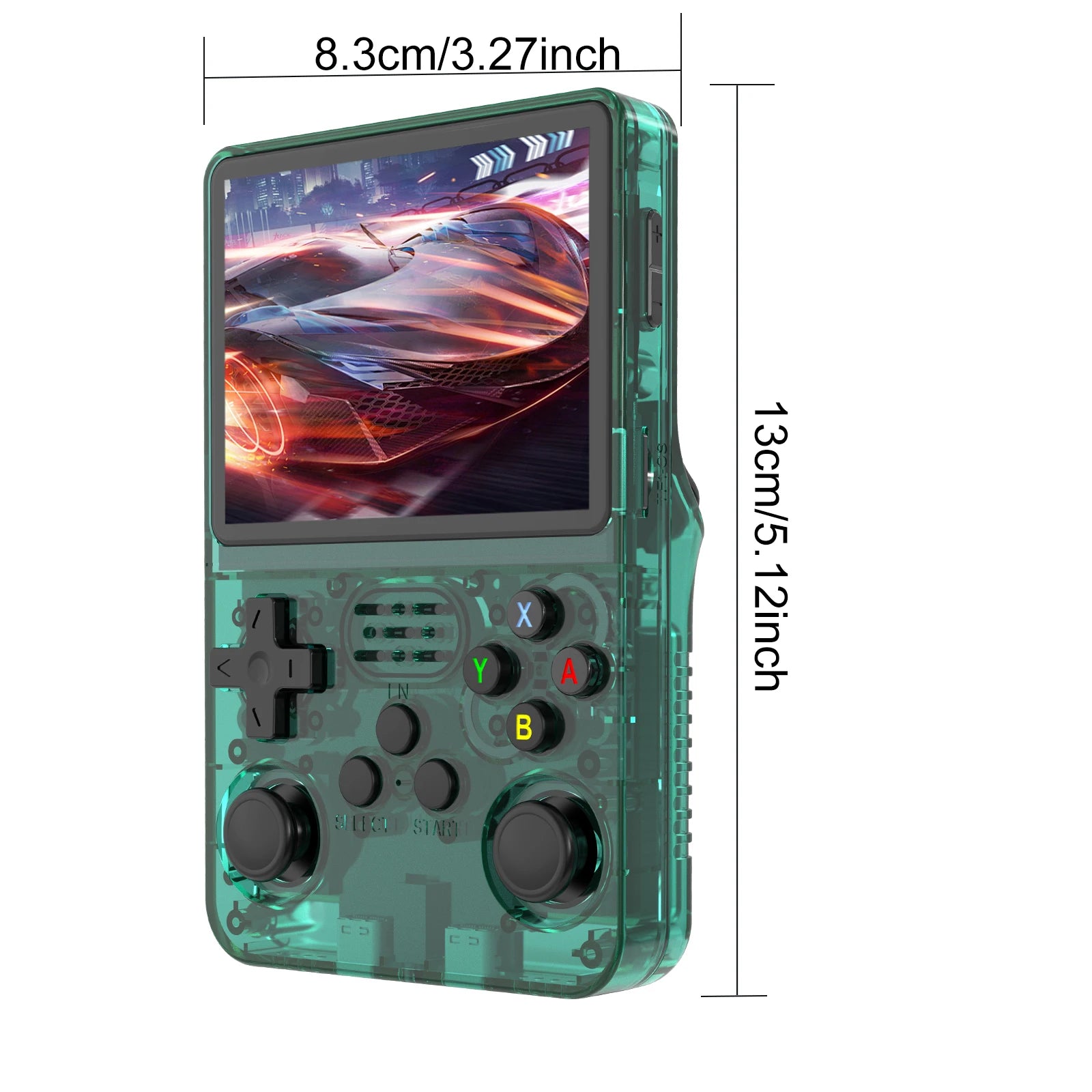 GAMINJA R36S Handheld Game Console 3.5Inch IPS 640x480 Screen Built in 64GB Memory Classic Games Portable Handheld Game Console Beauty World Shop