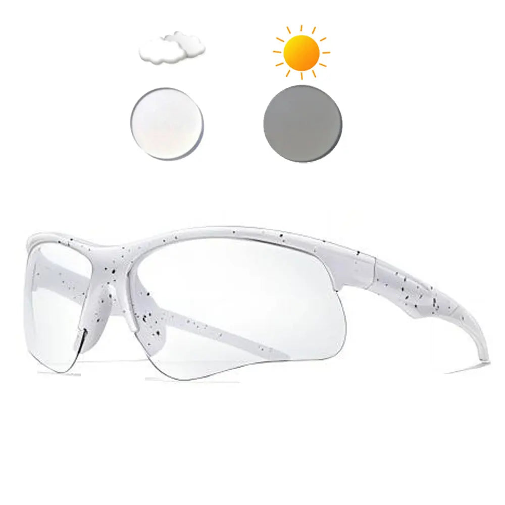 New Photochromic Cycling Sunglasses Men Women Outdoor Mtb Bicycle Sun Glasses Running Eyewear Sports Bike Windproof Goggles Beauty World Shop