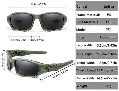 Polarized Fishing Sunglasses for Men Women Classic Camouflage Shades with UV Protection for Outdoor Driving Cycling Hiking Beauty World Shop