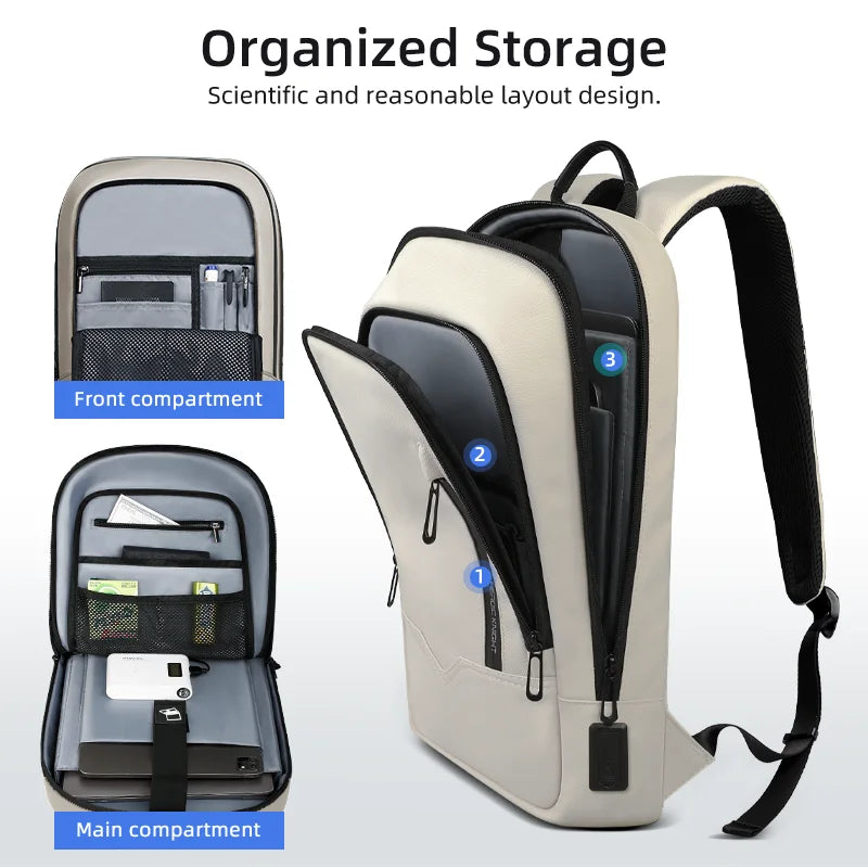 Heroic Knight Men's Daily Laptop Backpack Lightweight Minimalist Commute Office Daypack Women Waterproof Business Trip Schoolbag Beauty World Shop