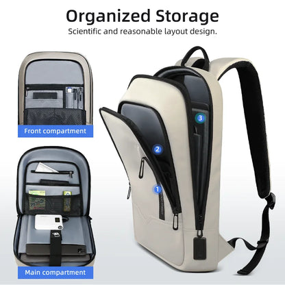 Heroic Knight Men's Daily Laptop Backpack Lightweight Minimalist Commute Office Daypack Women Waterproof Business Trip Schoolbag Beauty World Shop