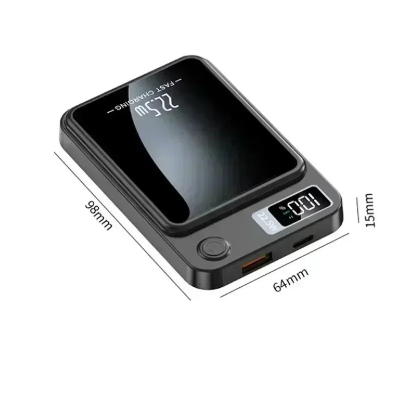 Lenovo Magnetic Wireless Power Bank 500000mAh PD22.5W Large Capacity Fast Charging External Battery For iPhone Huawei Samsung Beauty World Shop