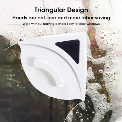 Dual Sided Magnetic Glass Cleaner High Rise Window Wiper With Automatic Drainage System For Home Office Multi Surface Cleaning Beauty World Shop