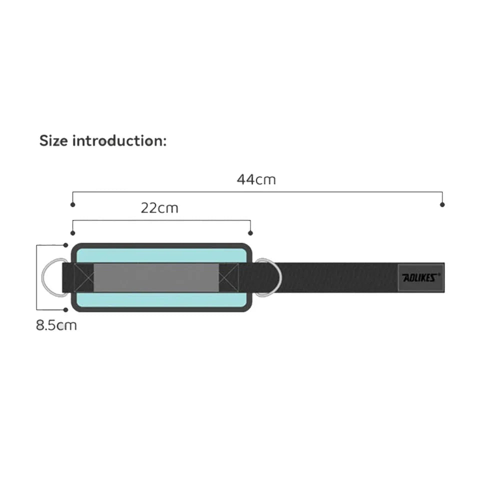 AOLIKES Adjustable Padded Ankle Wrist Cuffs Padded Straps D-Ring Glute Kickback for Cable Machine, Ideal for Glutes Exercises Beauty World Shop