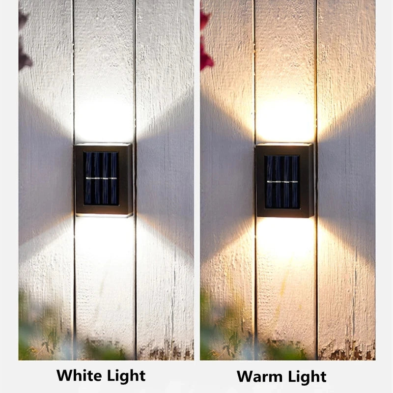 Solar LED Outdoor Light Solar Lighting Sensor Lamp Streetlights Exterior Garden Decoration Garland Waterproof Solar Wall Light Beauty World Shop