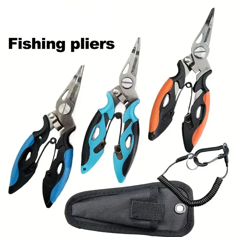 New Multifunctional Fishing Pliers Accessories 420 Stainless Steel Body Scissors Line Cutter Hooks Remover Outdoor Fishing Tools Beauty World Shop