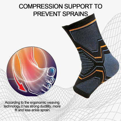 LOOGDEEL 1PCS Elastic Knitted Sports Ankle Support Brace Fitness Cycling Yoga Basketball Volleyball Foot Joint Ankle Protection Beauty World Shop