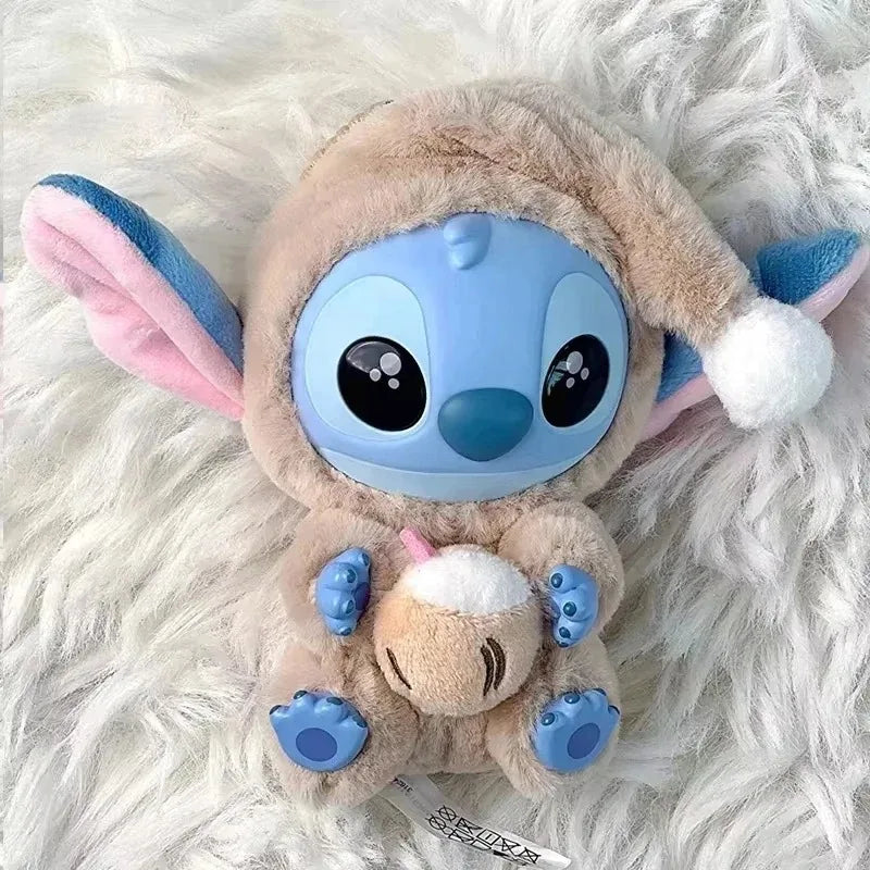 NEW Stitch Eat Something Before Sleep Series Blind Box Plush Dolls Pendant Cute Doll Ornament Mystery Box Surprise Toys Gifts Beauty World Shop