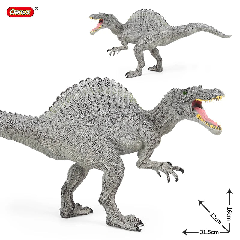 Oenux Dinosaurs World Brinquedo Savage Jurassic Indominus Rex Spinosaurus Triceratops Action Figures Collection Toy Kids Gift Beauty World Shop