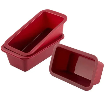 Silicone Baking Molds NonStick Rectangle Cake Pans Mini Loaf Pan Easy Release Bread Toast Mould Kitchen Accessories Pastry Tool Beauty World Shop