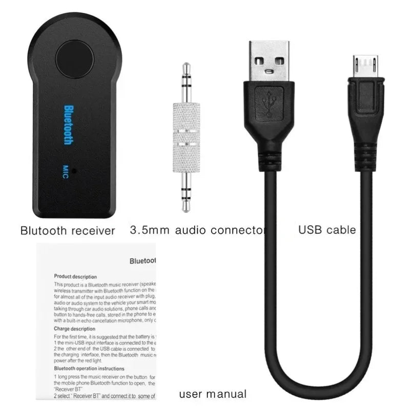 3 in 1 Wireless Bluetooth 5.0 Receiver Transmitter Adapter USB Adapter Audio Receiver Bluetooth Car Charger Car Aux for E91 E92 Beauty World Shop