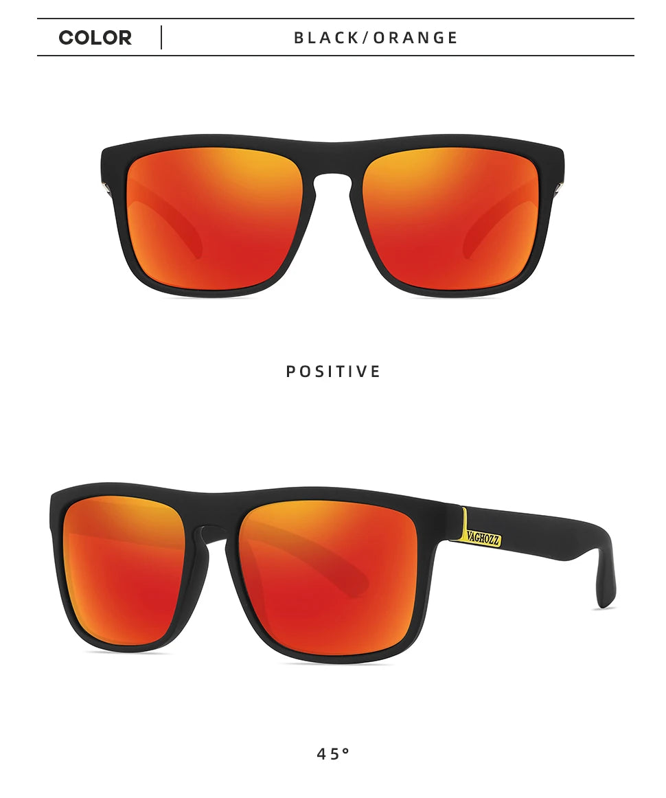 VAGHOZZ Brand Classic Sunglasses Men UV400 Fishing Sun Glasses Women Square Outdoor Male Sport Eyewear Driving Shades Beauty World Shop