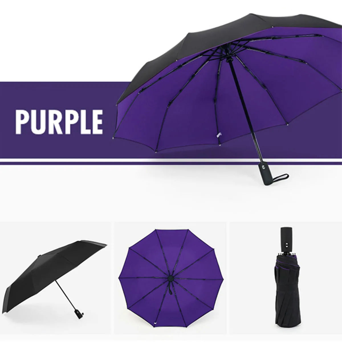 Windproof Double Layer Fully Automatic Resistant Umbrella Beauty World Shop